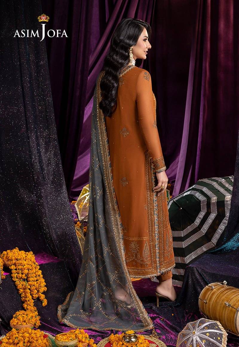 ASIM JOFA CHIFFON-AJ SARAKHAN