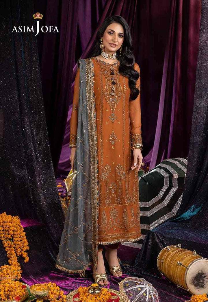 ASIM JOFA CHIFFON-AJ SARAKHAN