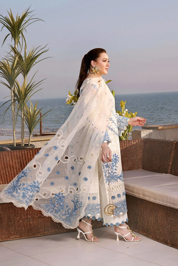 Aneela’s LAWN - white beauty