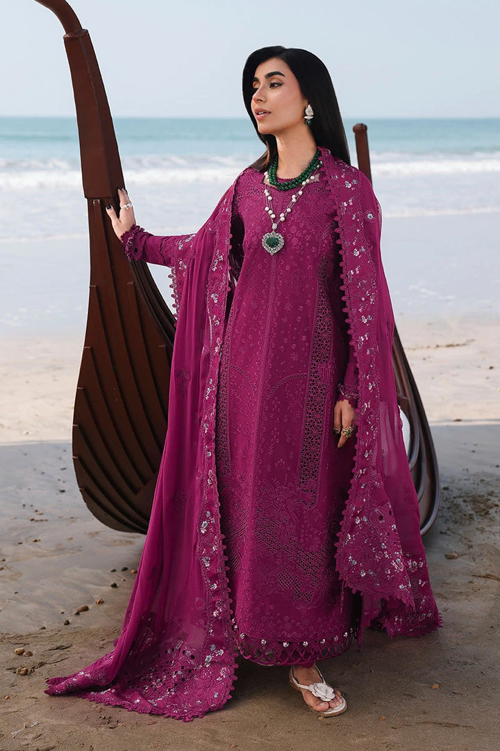 Qalamkar Lawn’26 - zara Hot pink