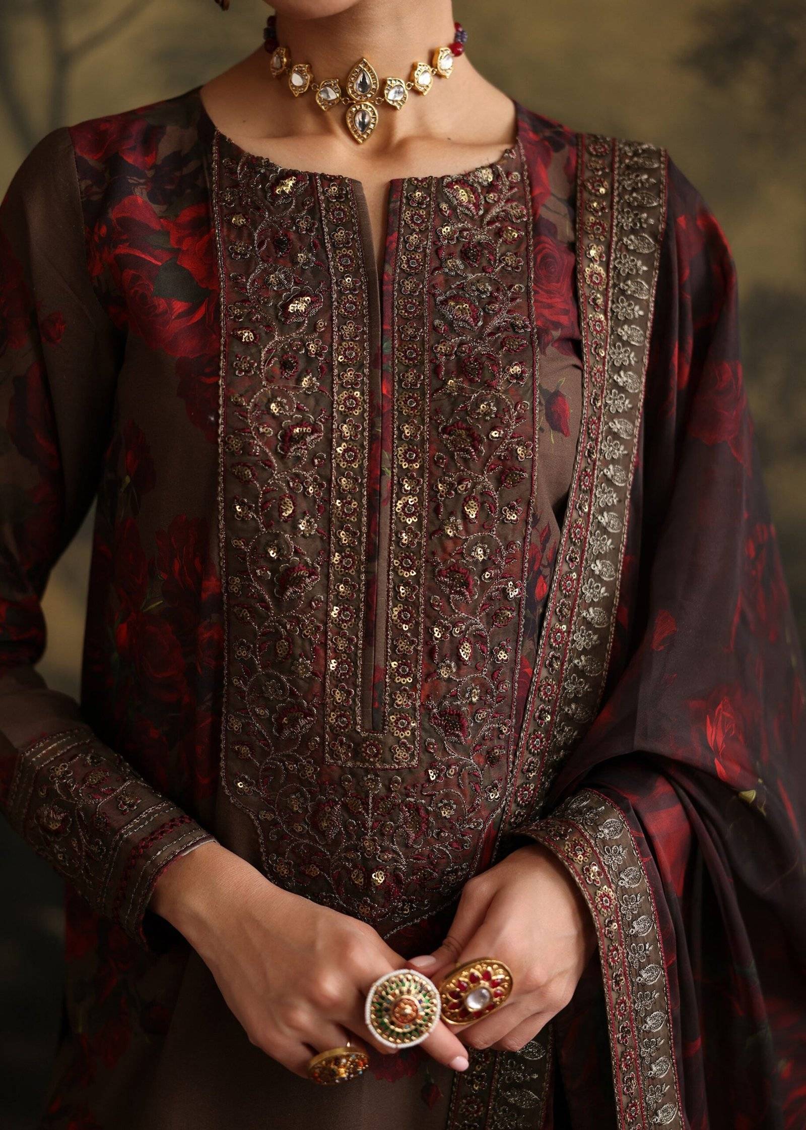 HAMJOLI - Brown SILK