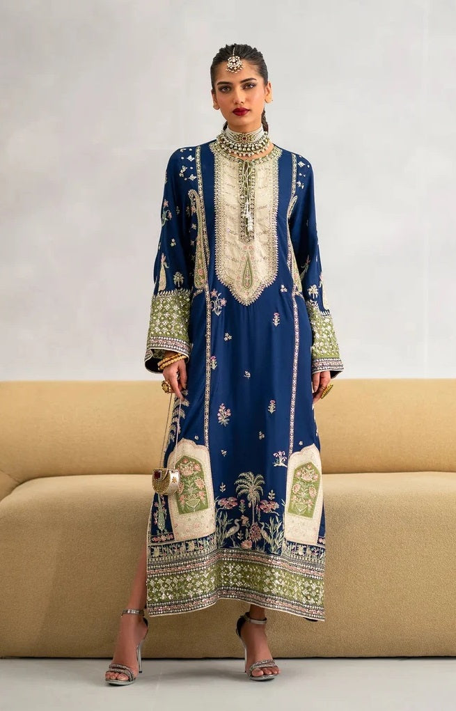 Ethnc kaftan - Royal blue