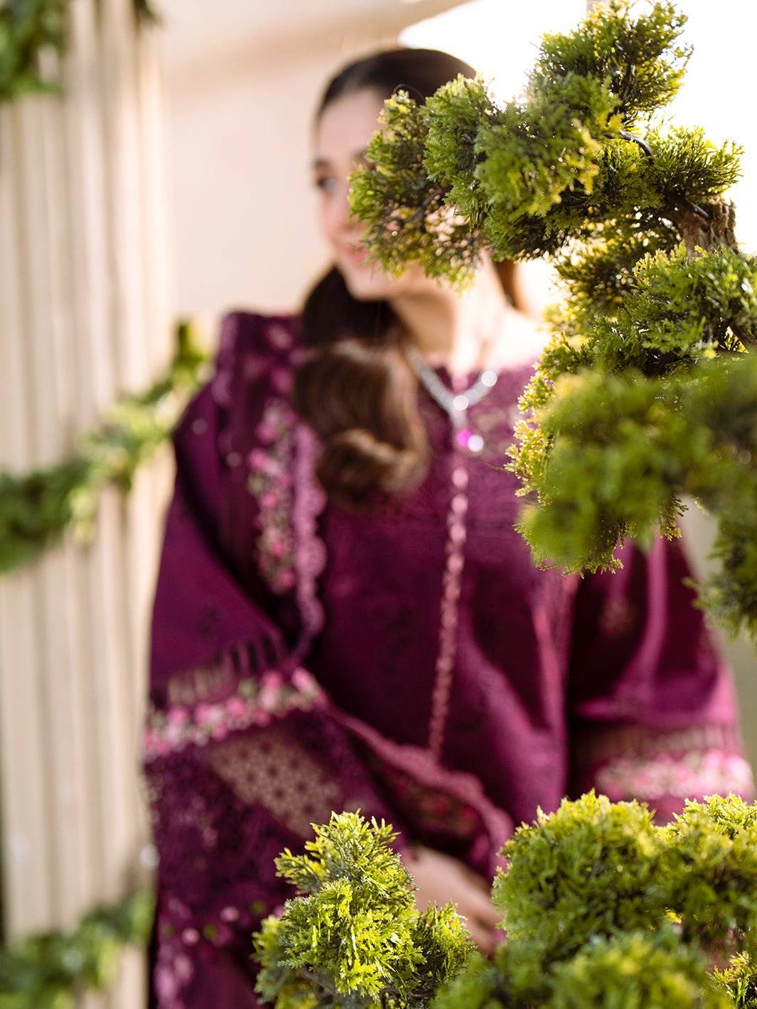 BIN ILYAS LAWN - Durfishan plum