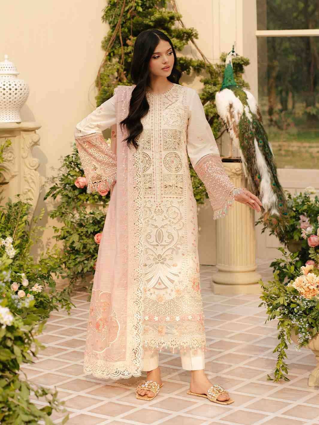 BIN ILYAS lawn - BRITISH WHITE