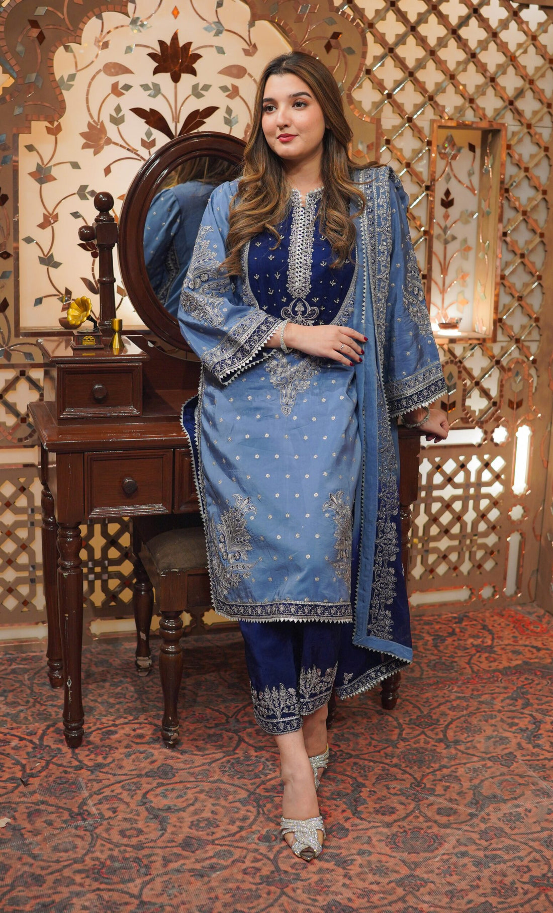 Aneela’s SILK - Newyear blue