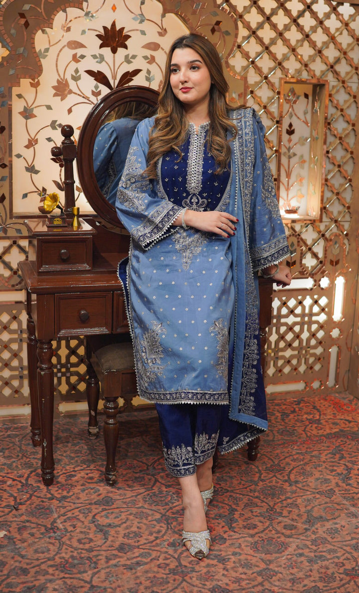 Aneela’s SILK - Newyear blue