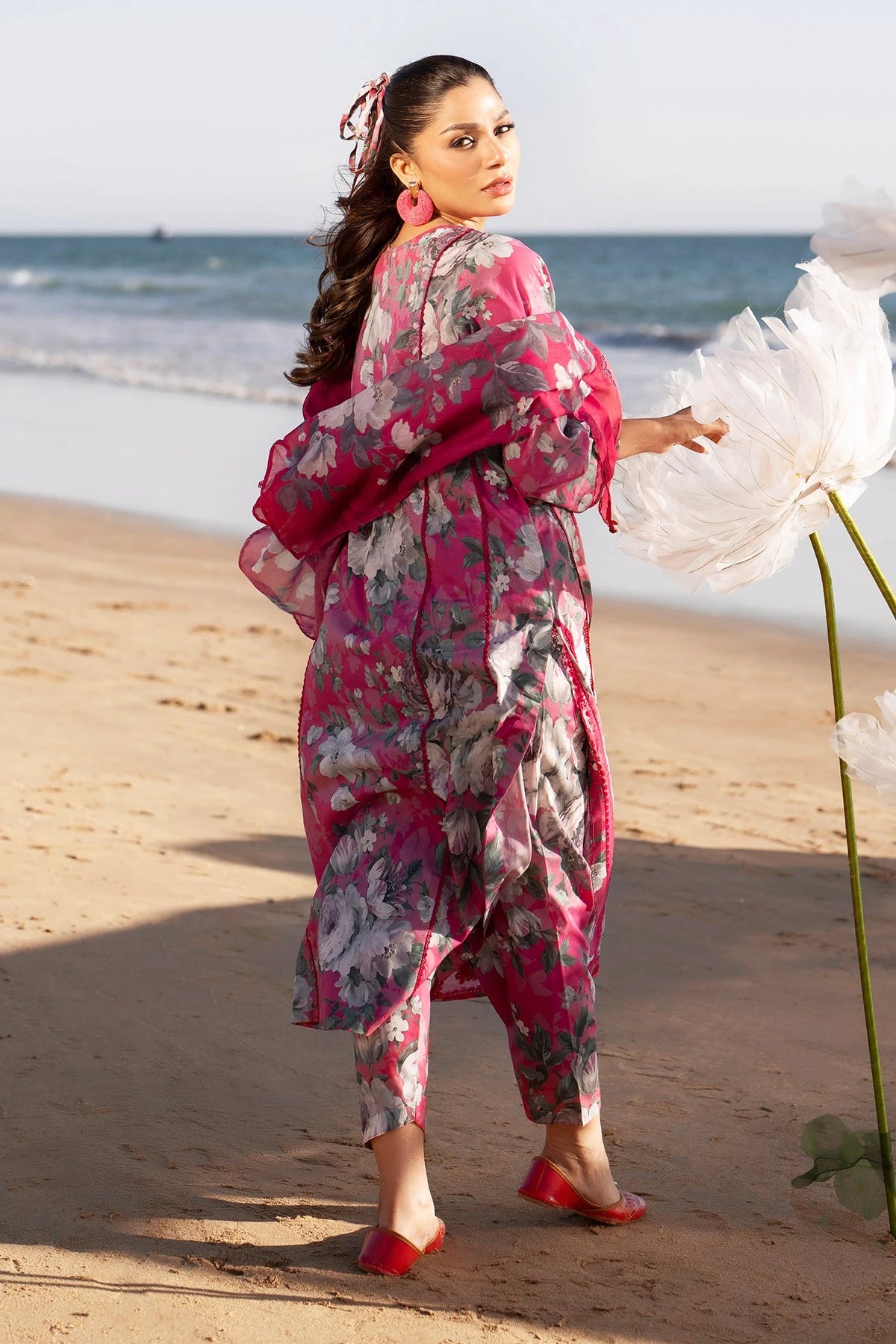 Baroque LINEN - pink