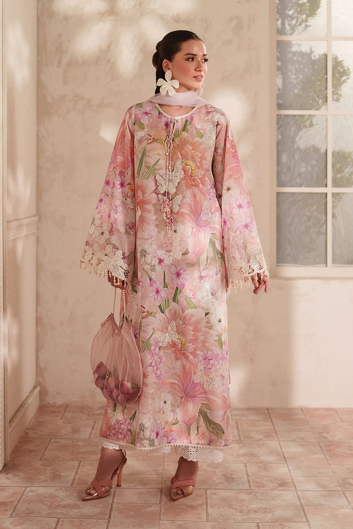 BAROQUE Swiss Lawn - Butterflypink