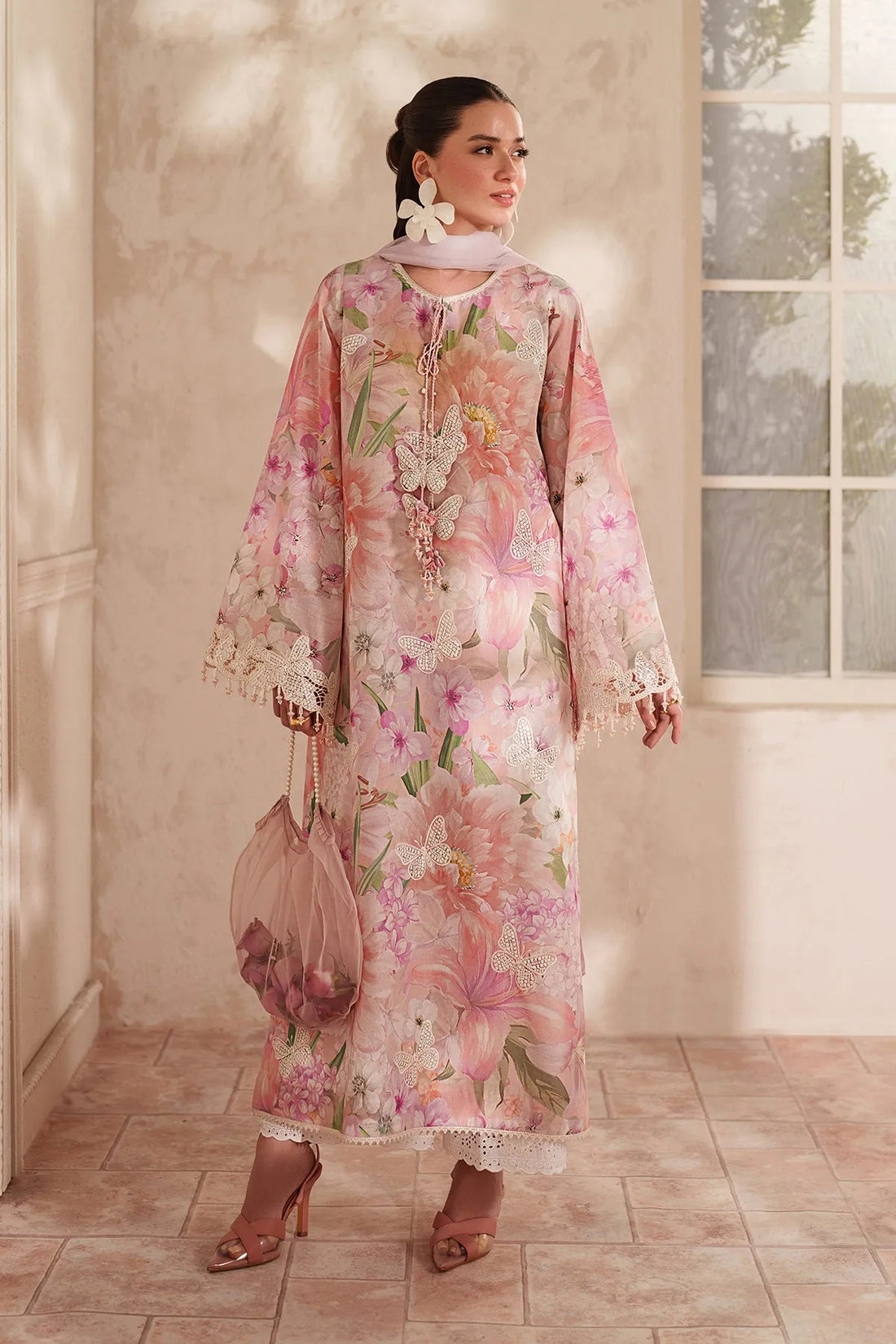 BAROQUE Swiss Lawn - Butterflypink