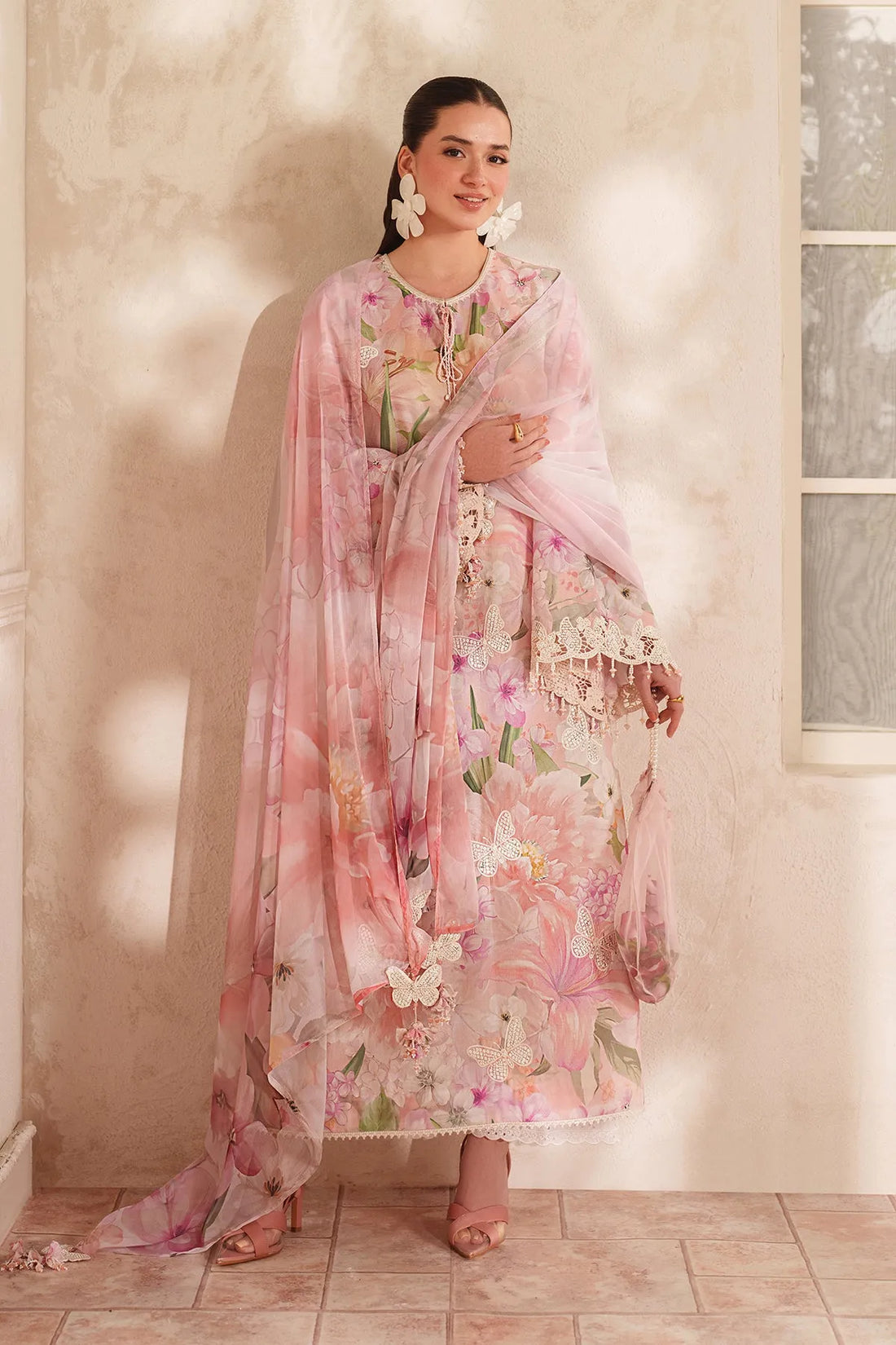 BAROQUE Swiss Lawn - Butterflypink
