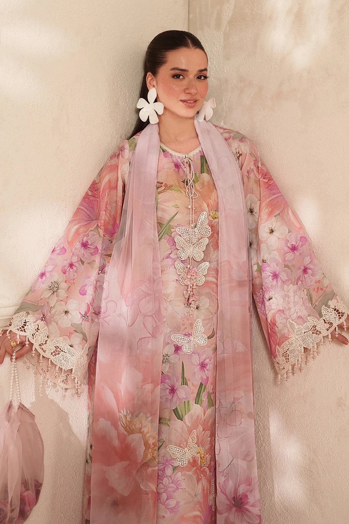 BAROQUE Swiss Lawn - Butterflypink