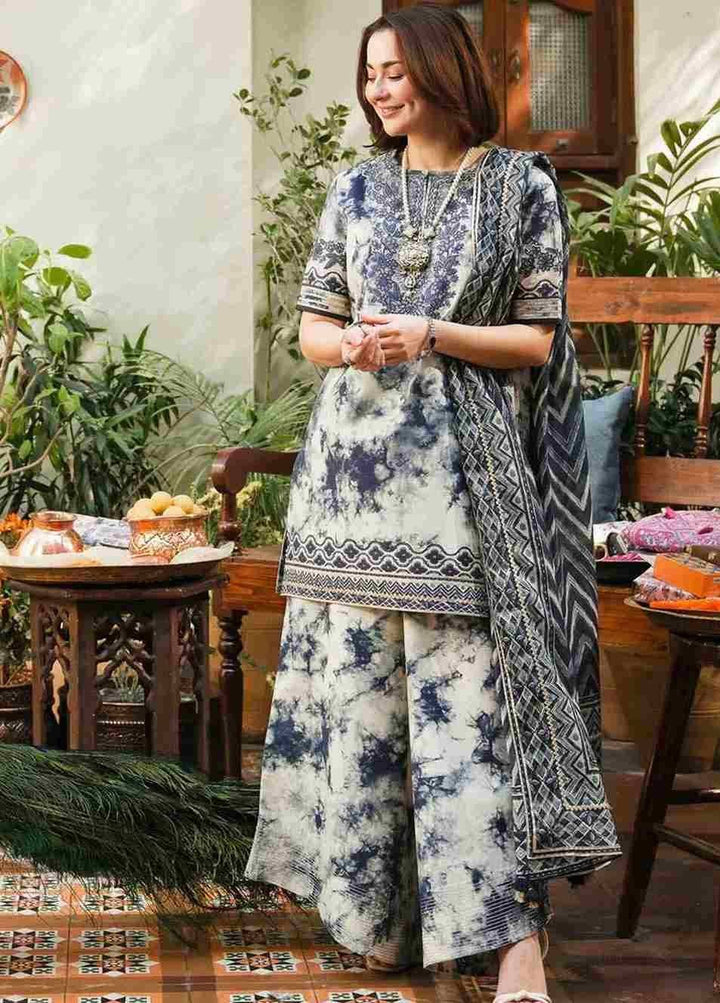SAPPHIRE LAWN - Blues white
