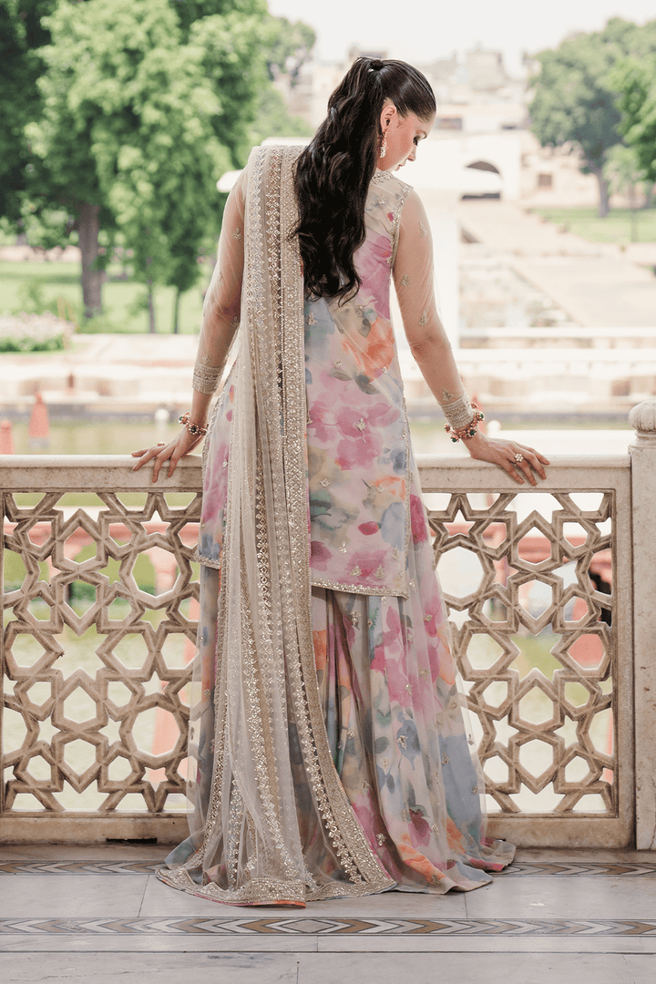 IZNIK LAWN BEIGE MULTI