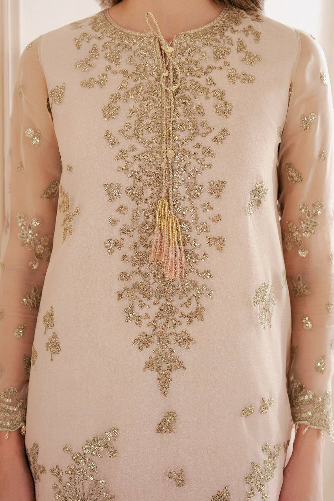 Jazmin - chiffon shaded pink