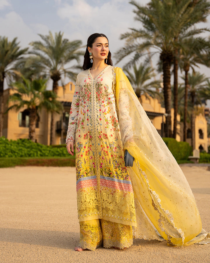 Faiza Saqlain Lawn - sun flower