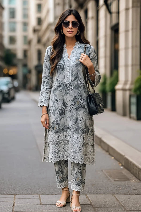 Lakhani Lawn - Surmai 3 pc