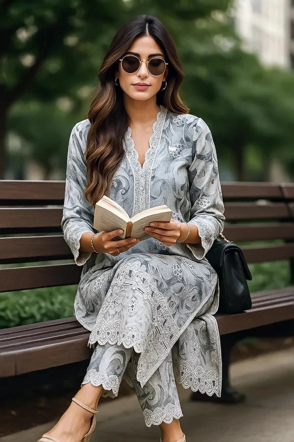 Lakhani Lawn - Surmai 3 pc