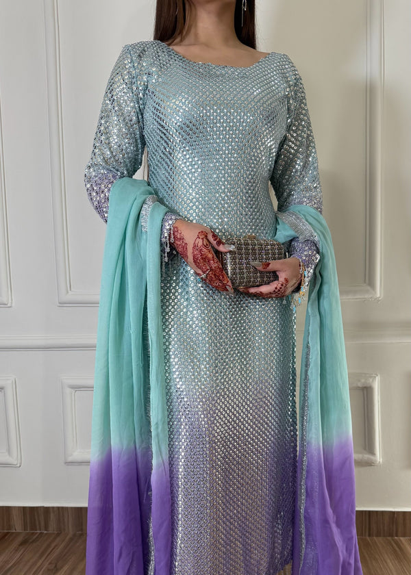 Ombre Sequins - twilight
