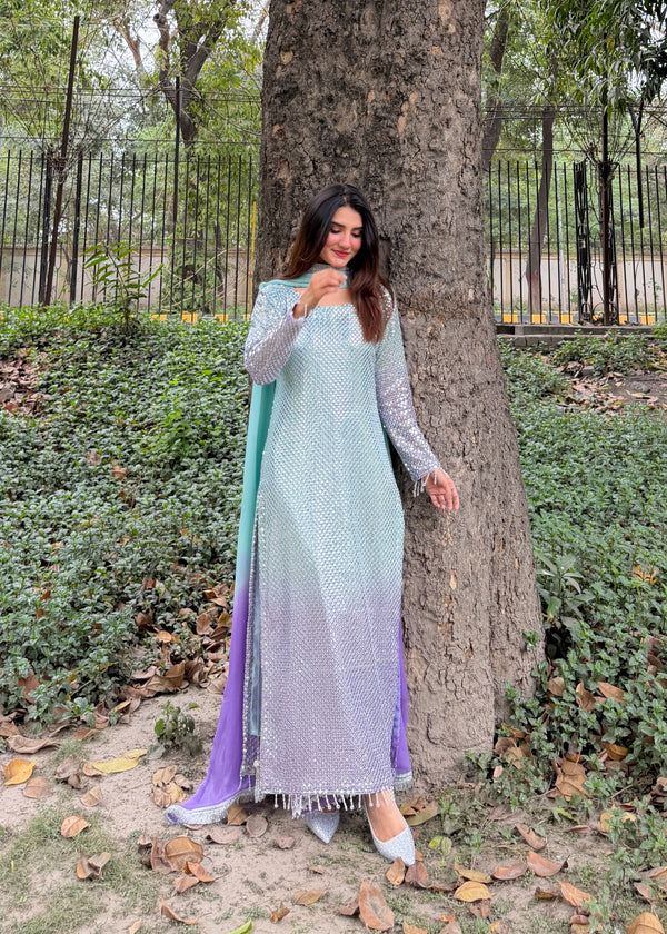 Ombre Sequins - twilight