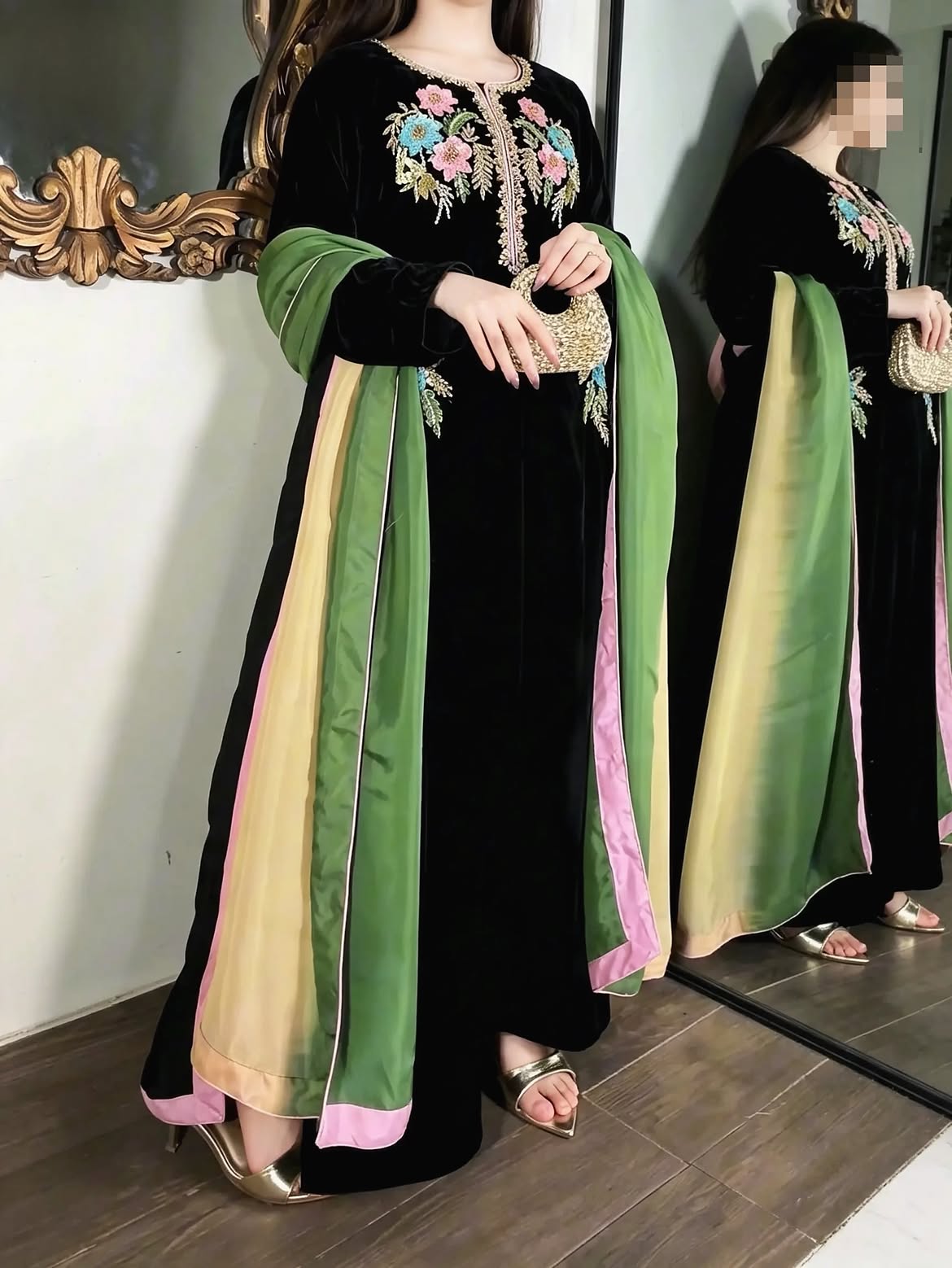 Kaftan - jet black 05