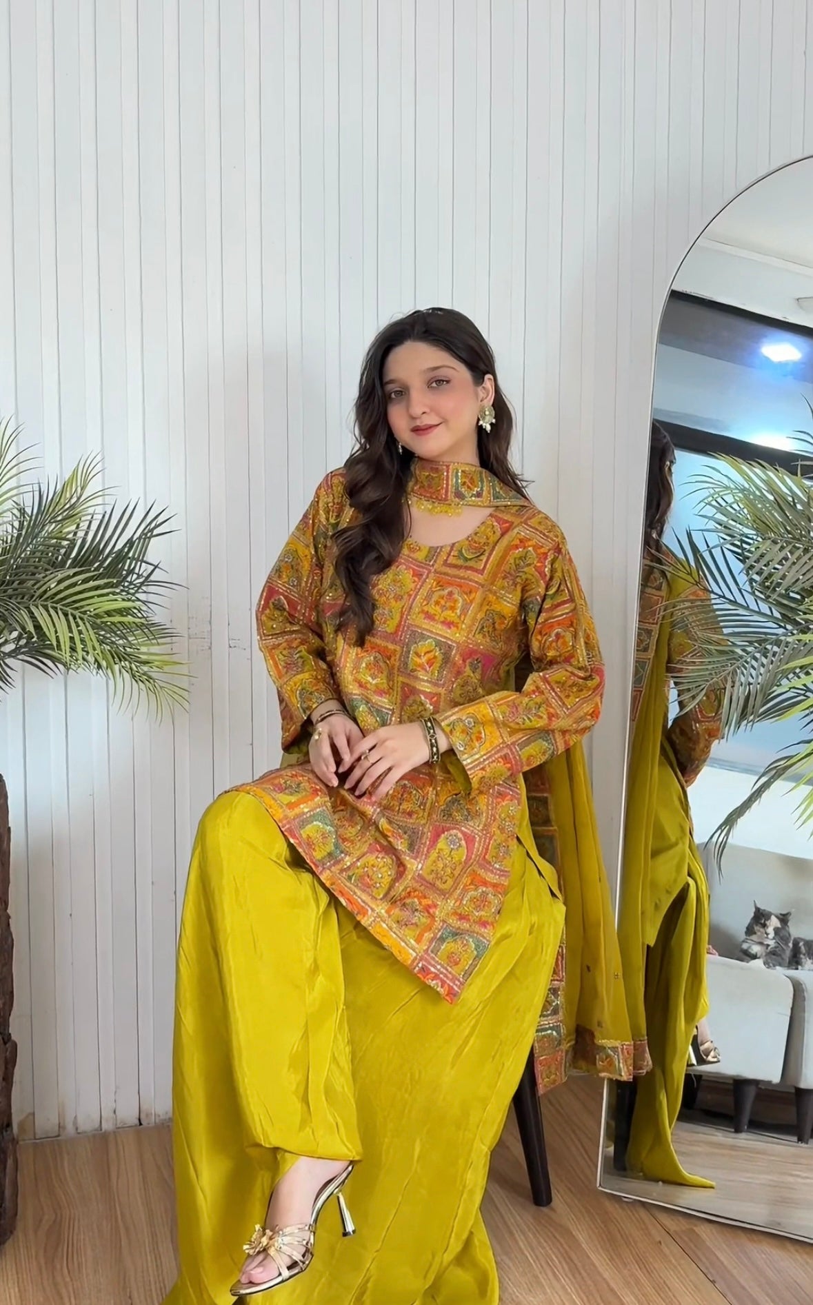 Dhani - Geometric Silk ready to wear