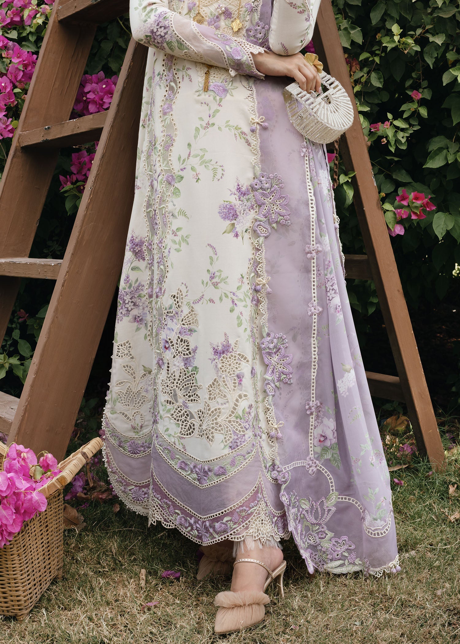 Crimson lavender fall