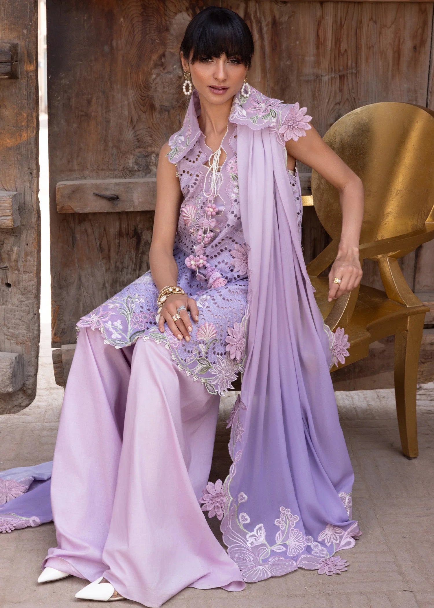 Crimson - ombre lilac