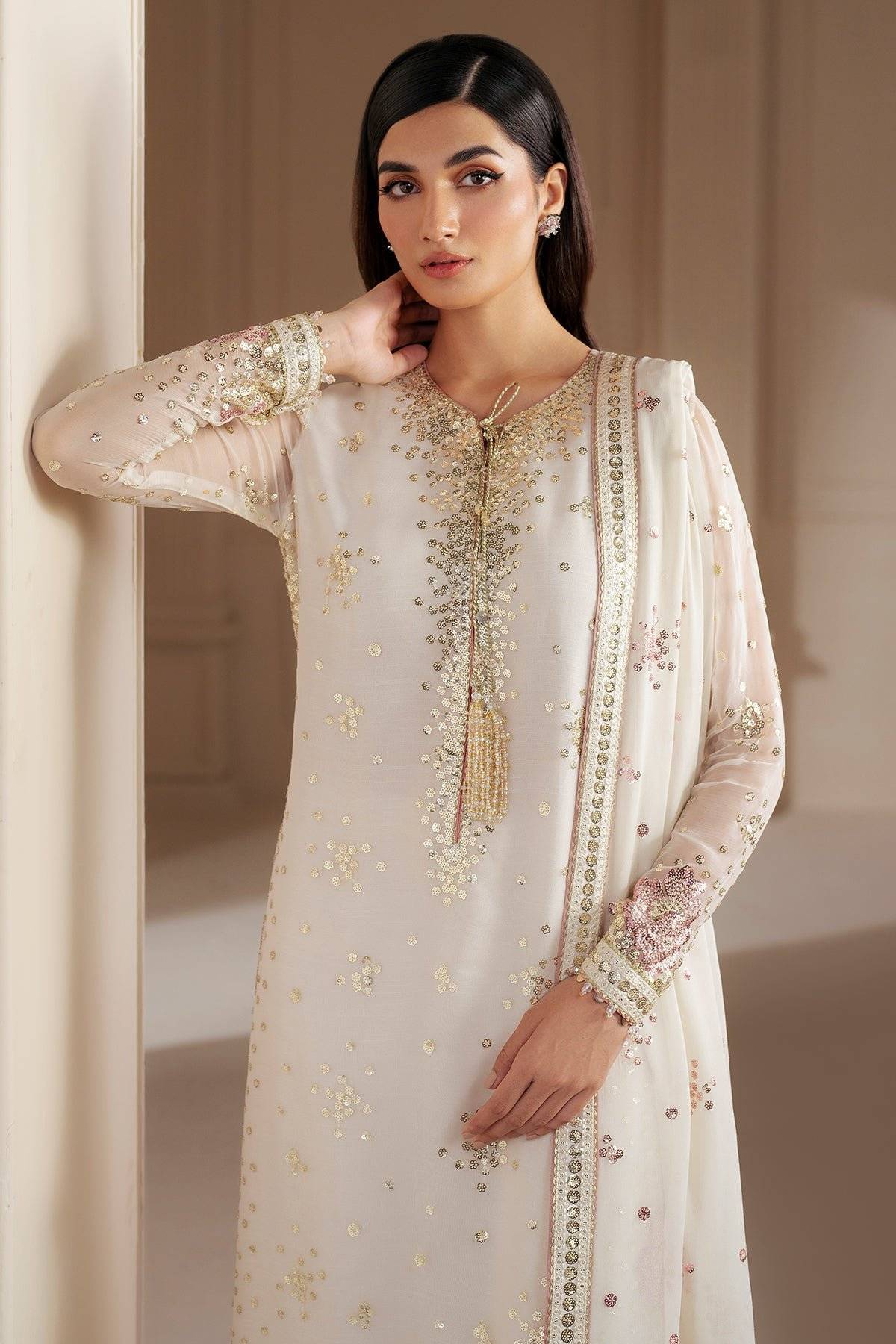 JAZMIN TWIN SEQ - Chiffon White