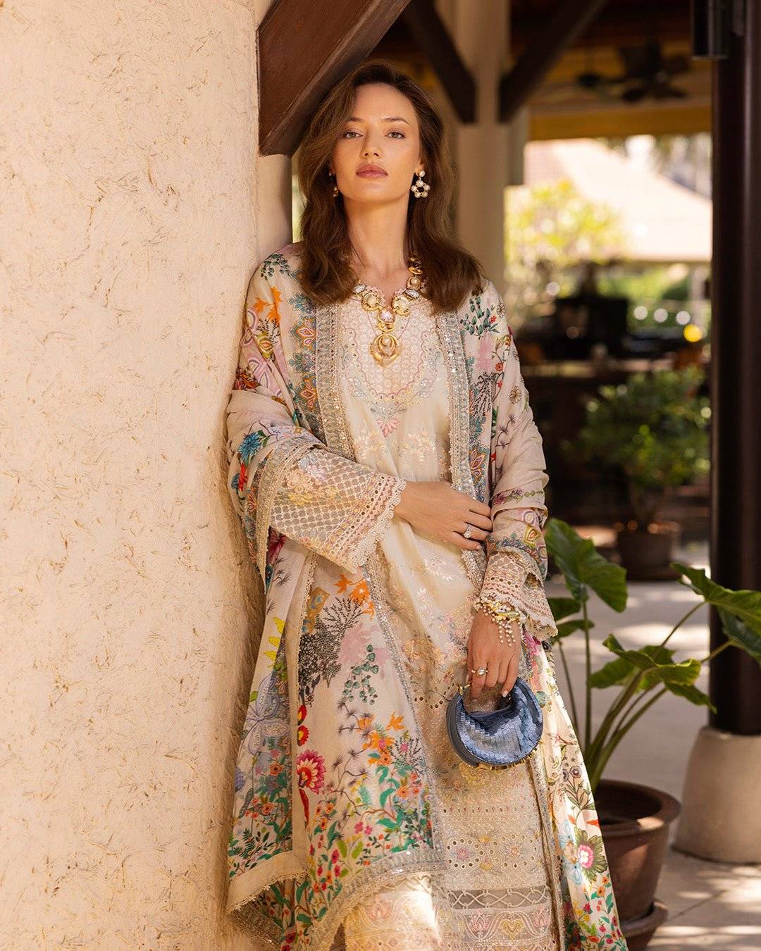 FAIZA SAQLAIN - Lawn Delilah
