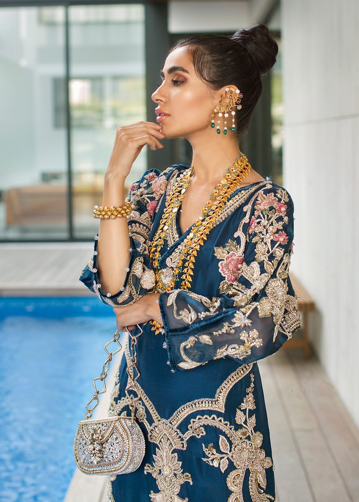 Sara Rohail | Azure | Royal blue