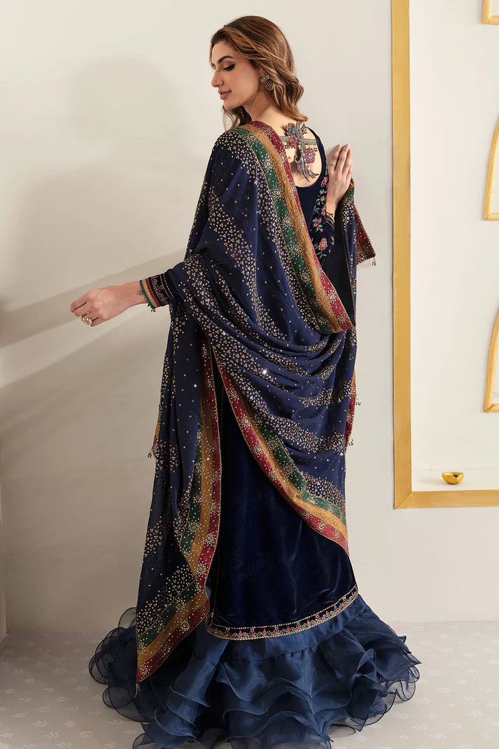 Jazmin Velvet navi Blue