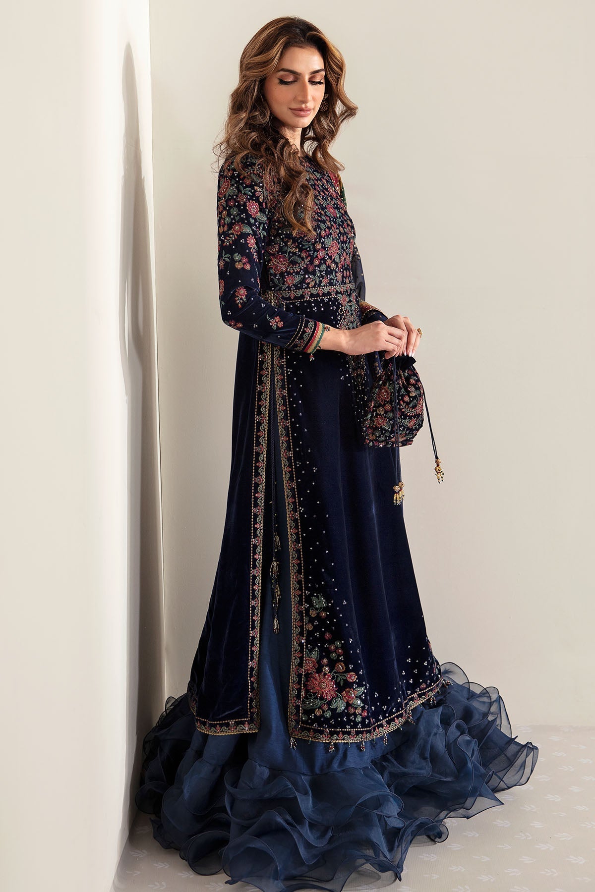 Jazmin Velvet navi Blue