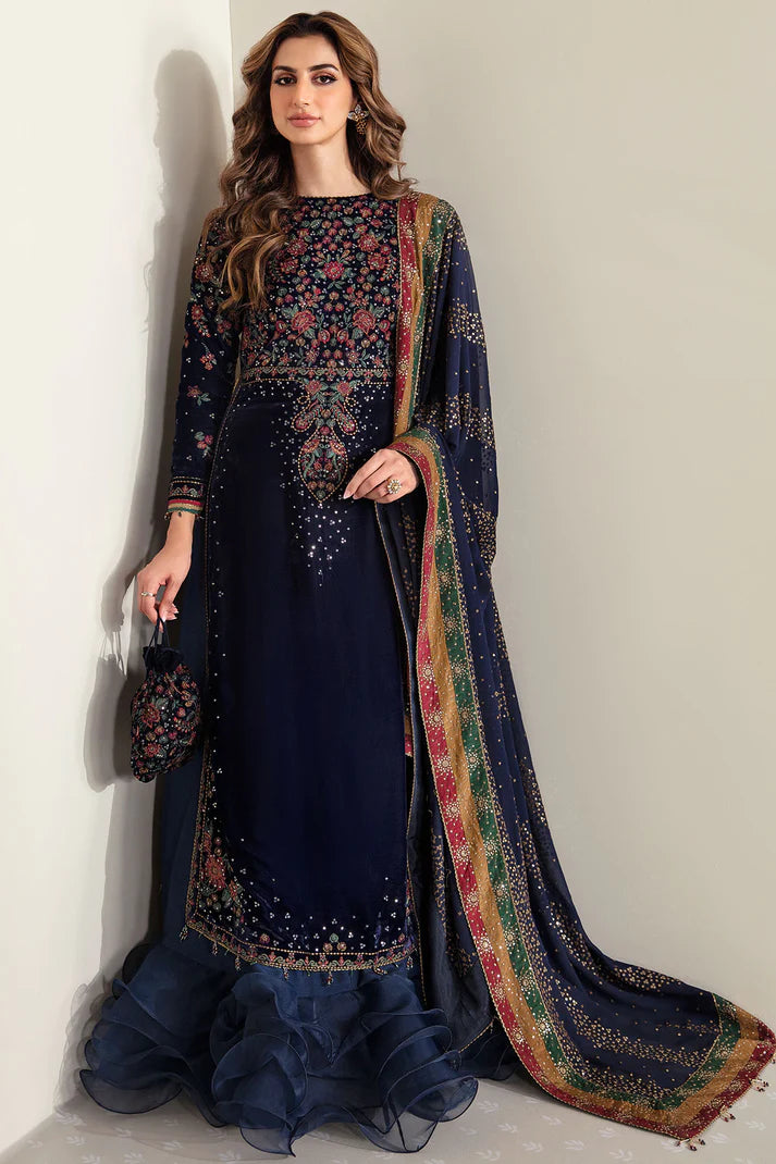 Jazmin Velvet navi Blue