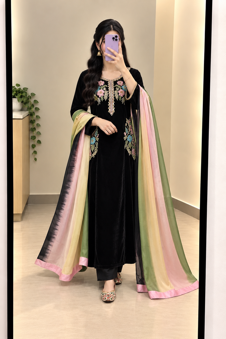 Kaftan - jet black 05