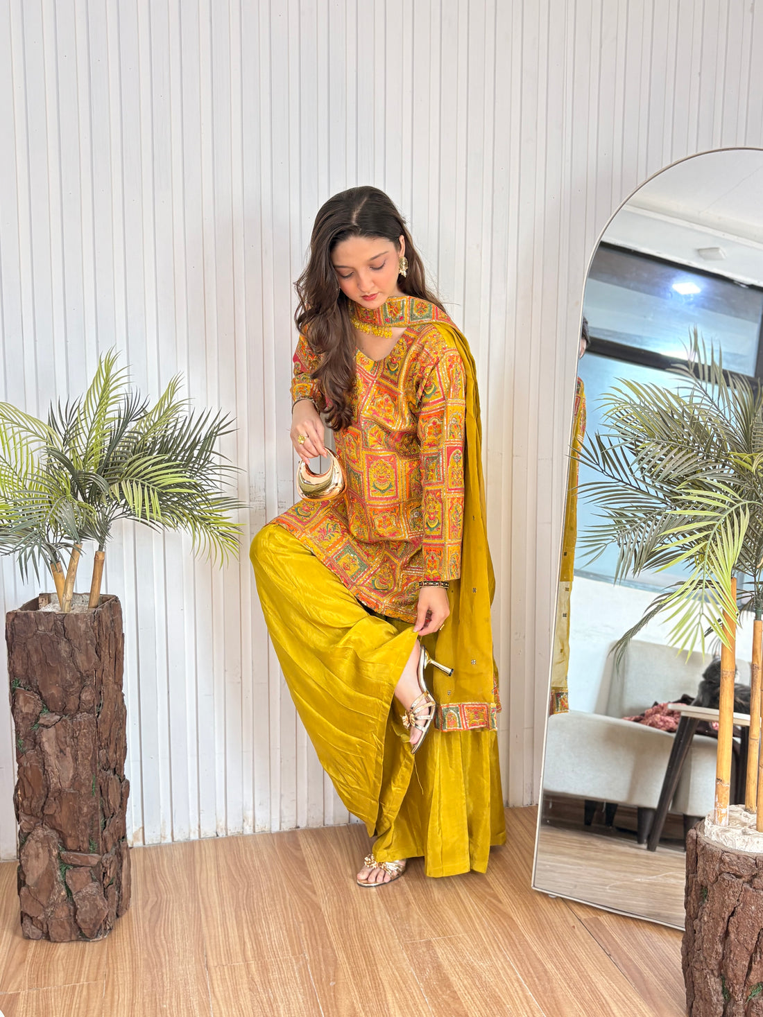 Dhani - Geometric Silk ready to wear