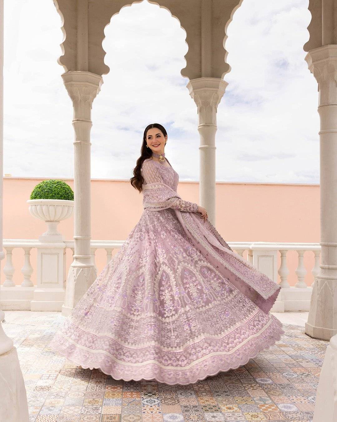 FAIZA SAQ MAXI LILAC HANIA