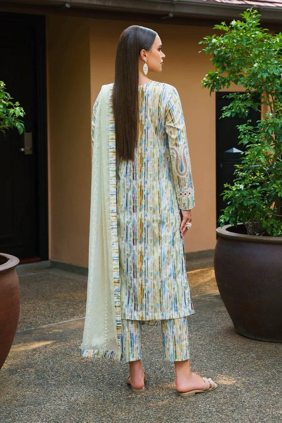 IZNIK LAWN - Ash beige
