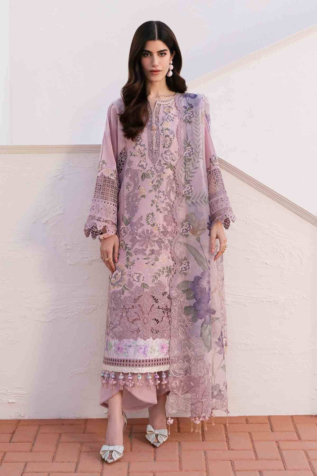 BAROQUE MAUVE LAWN - unstitch