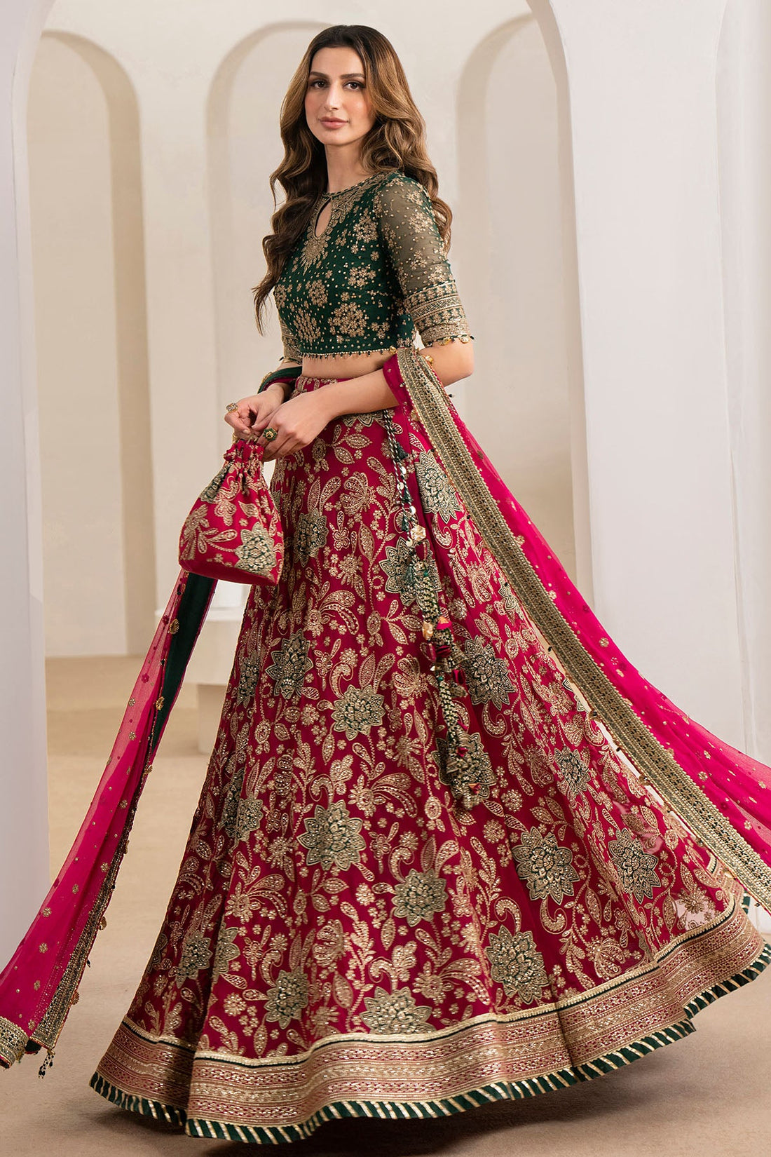 Jazmin | Meenakaari lengha