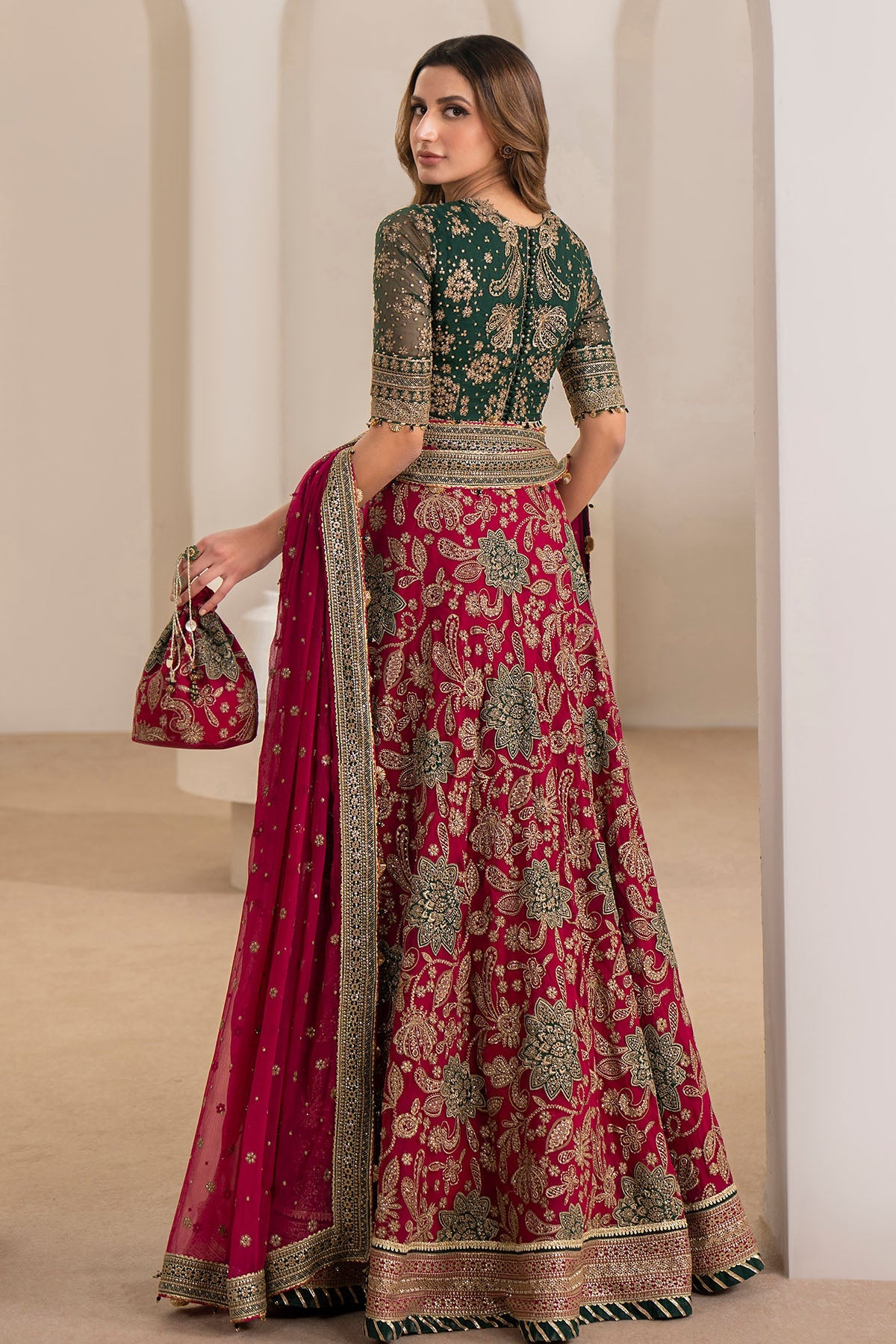 Jazmin | Meenakaari lengha