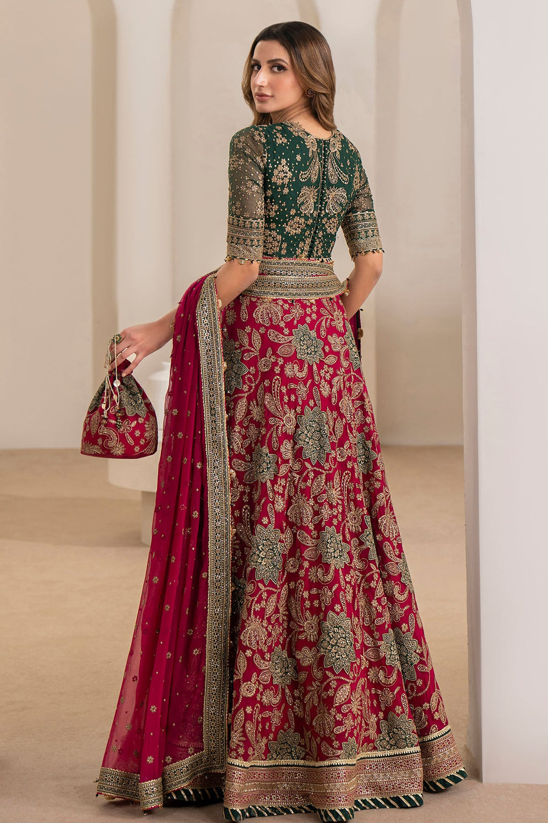 Jazmin | Meenakaari lengha