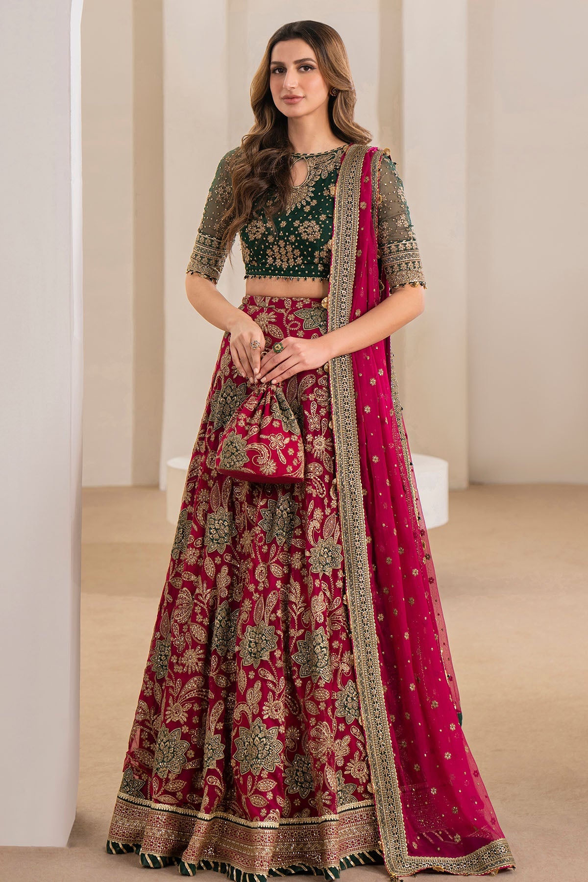 Jazmin | Meenakaari lengha