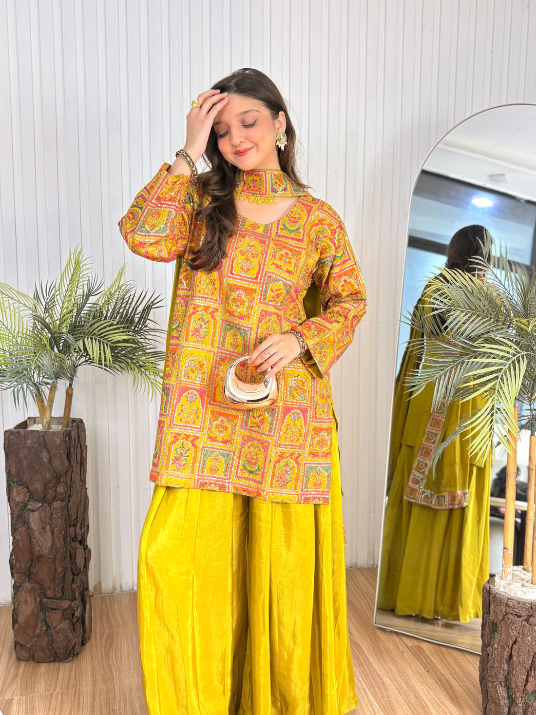 Dhani - Geometric Silk ready to wear