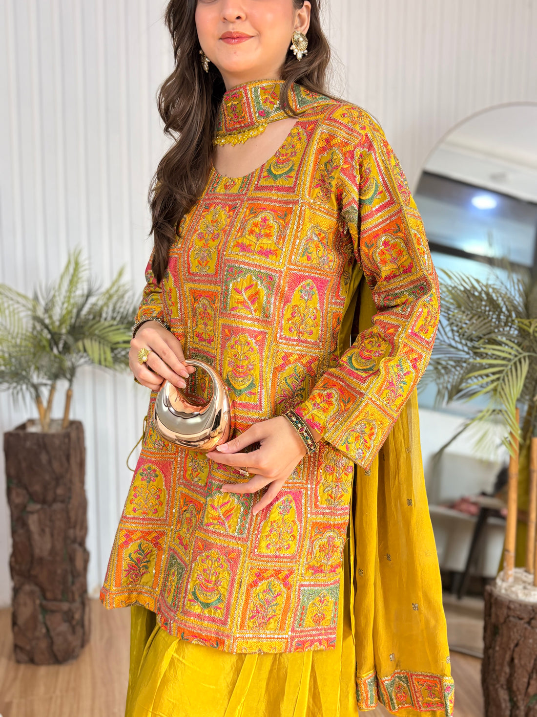 Dhani - Geometric Silk ready to wear