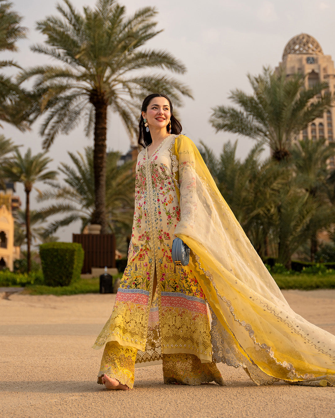 Faiza Saqlain Lawn - sun flower