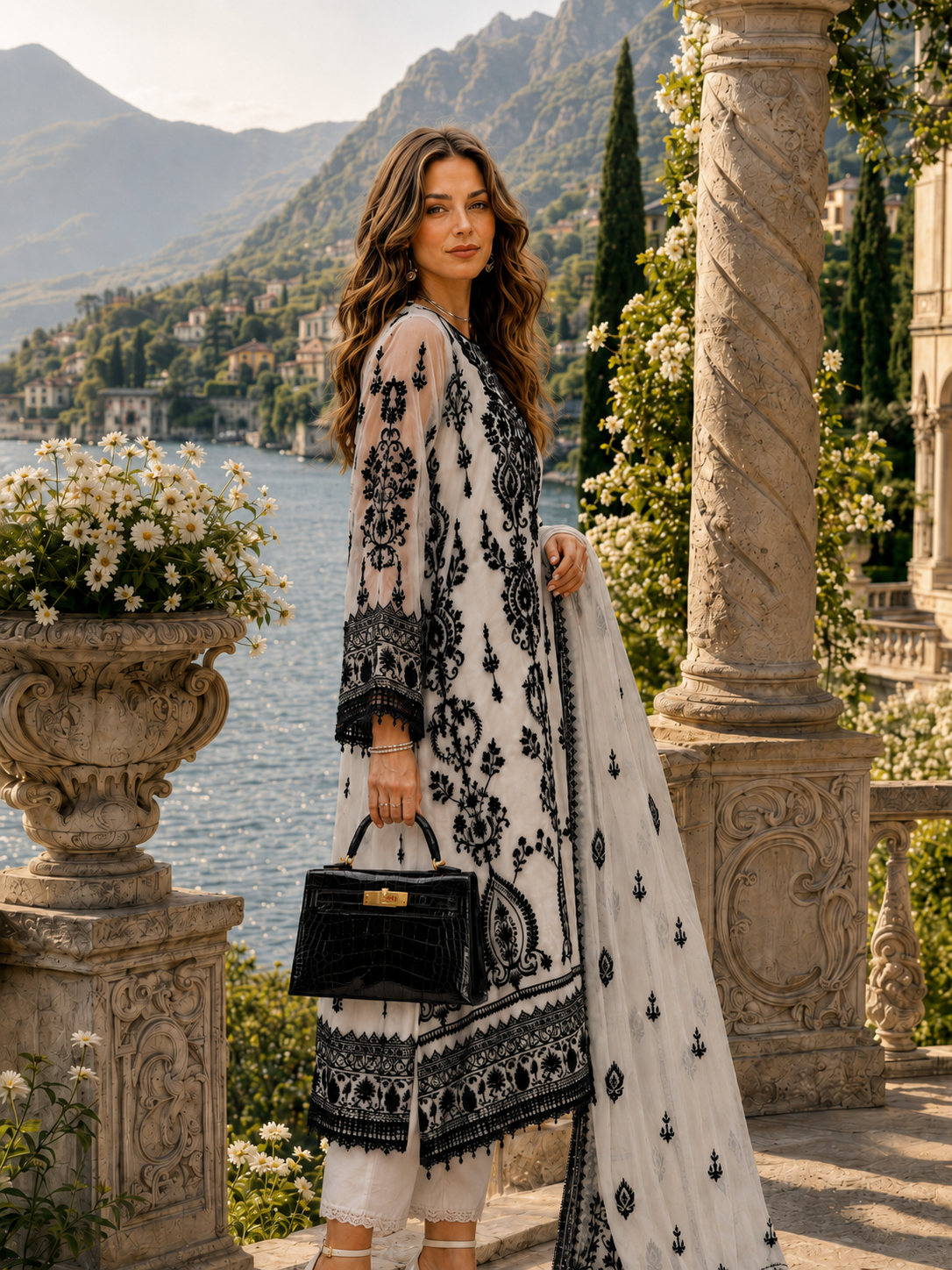 Noor by sadia asad- Monochrome Muse