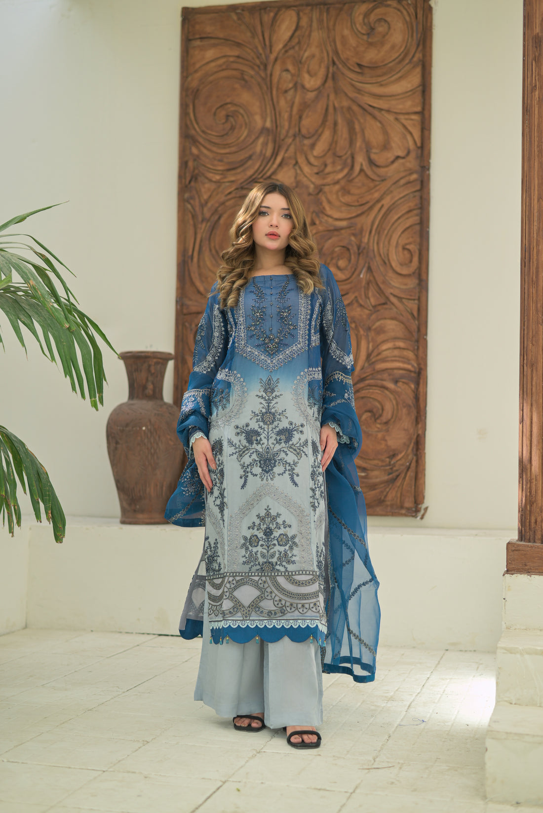 Double tone organza style mb