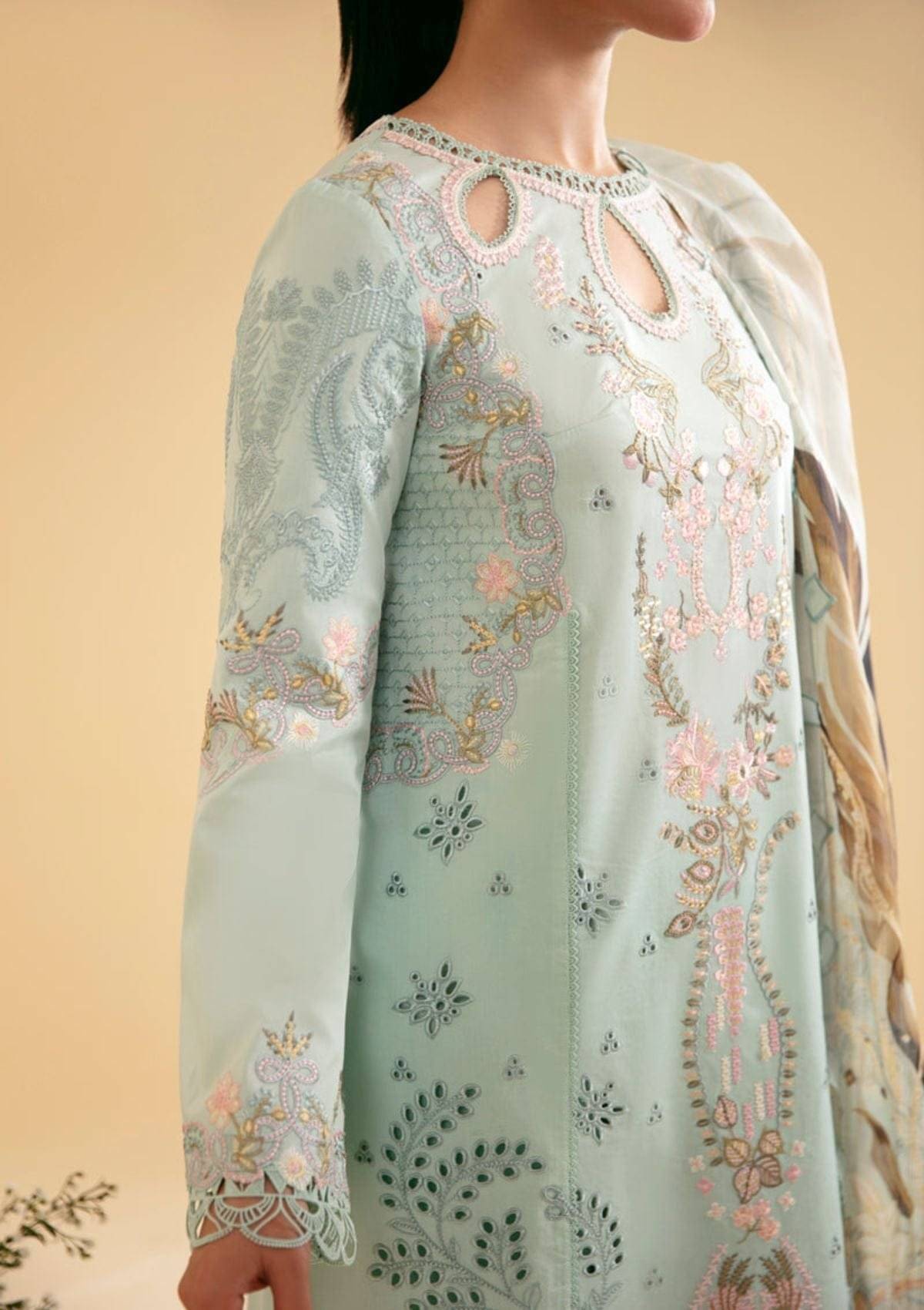 QALAMKAR LAWN Qline pastels