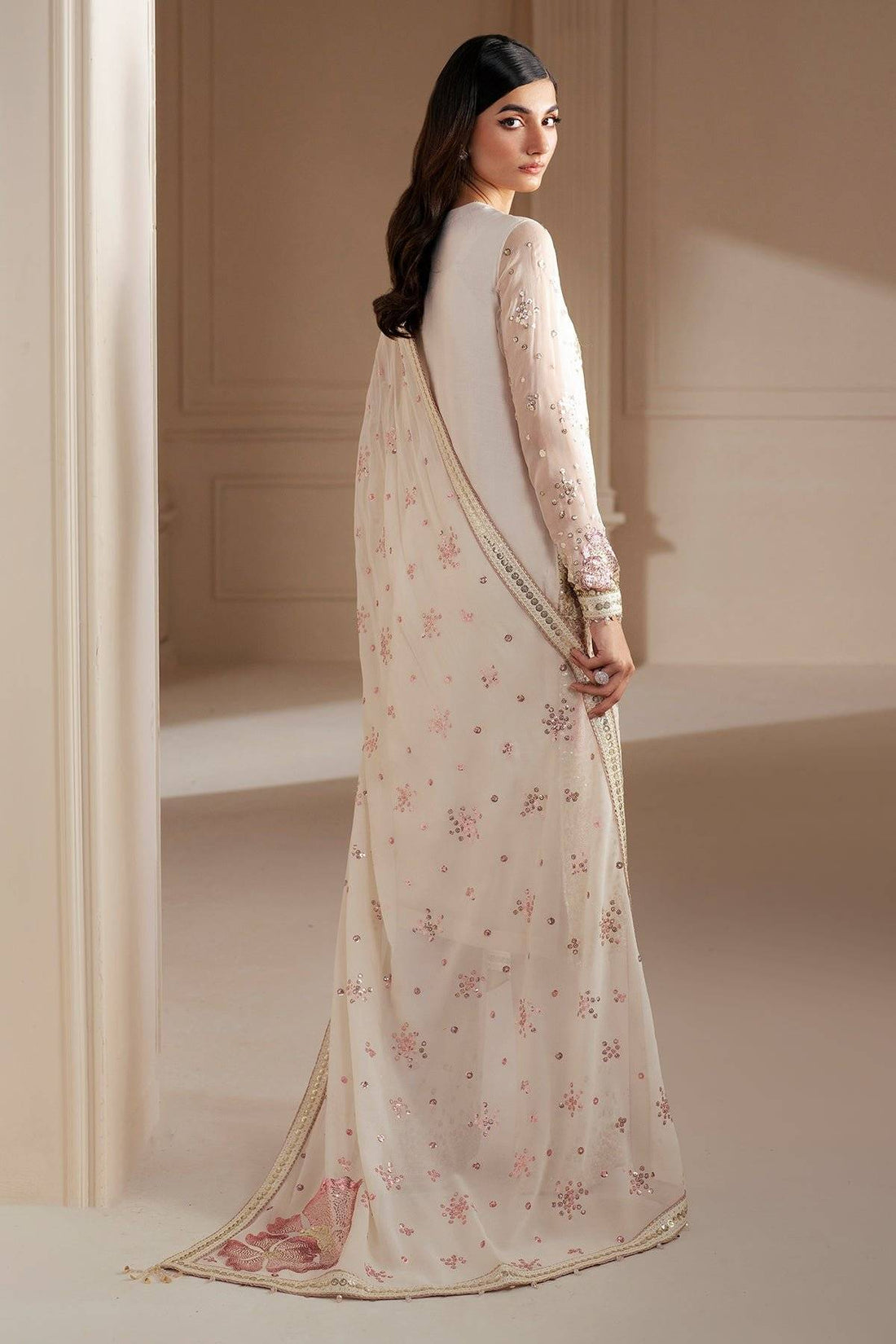JAZMIN TWIN SEQ - Chiffon White