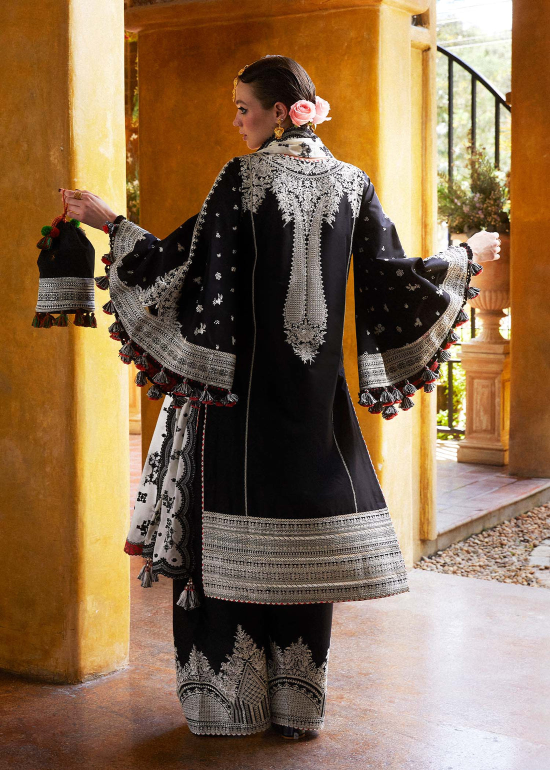 Hussain Rehar LAWN - Monochrome